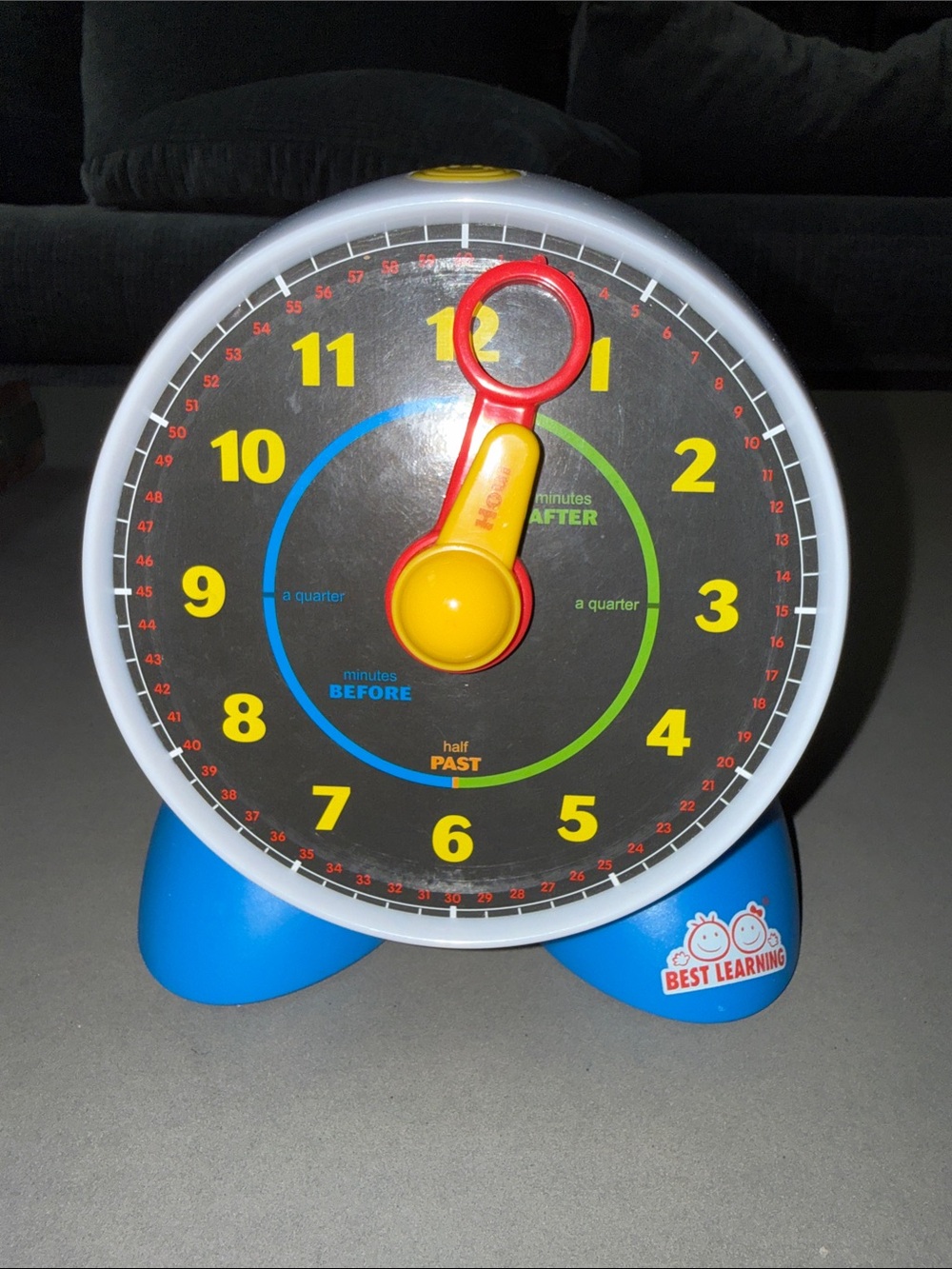 Best learning interactive talking Kids Clock Toy — Blue, Yellow & Red
